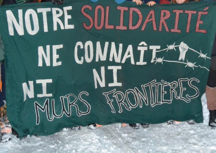 Action de solidarité avec les détenu-es du centre de détention de Rimouski