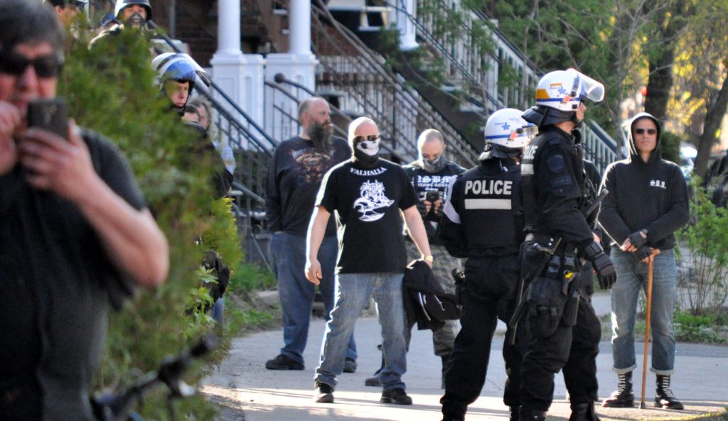 Soldiers of Odin à Montréal: la police protège (encore) les nazis!