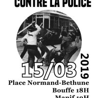 Le 15 mars contre la police