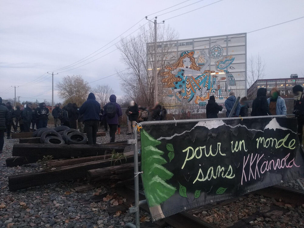 Train Tracks Blocked in Solidarity with Wet'suwet'en Land Defenders