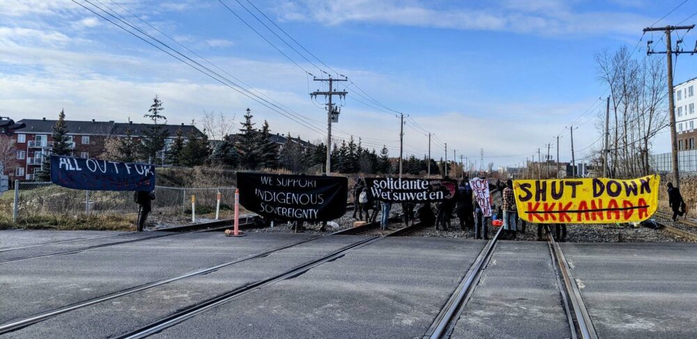Report-back from a Rail Blockade in Saint-Lambert