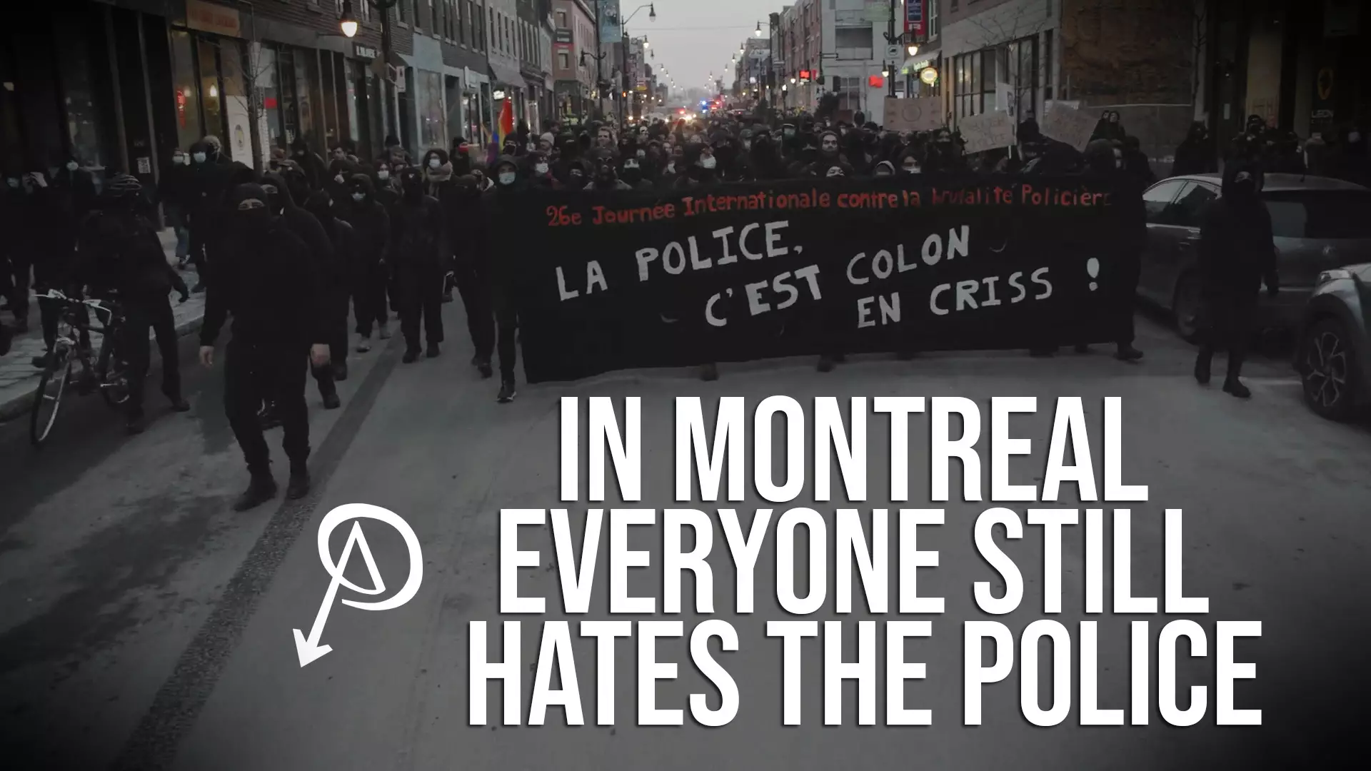 À Montréal tout le monde déteste encore la police
