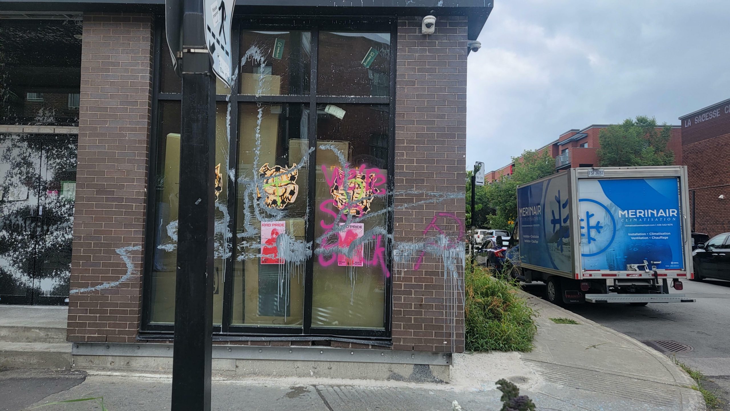 Sabotage de Airbnb dans le quartier de Hochelaga